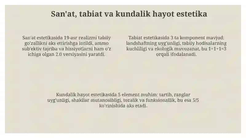 Estetika 4
