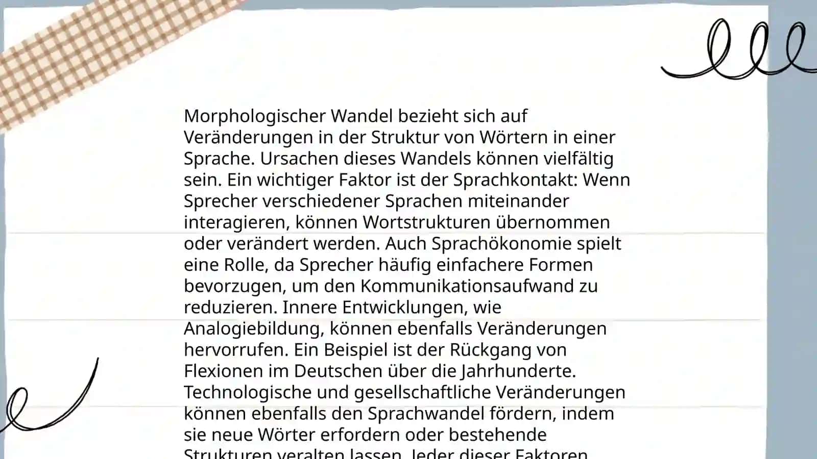 Morpologische Wandel 4