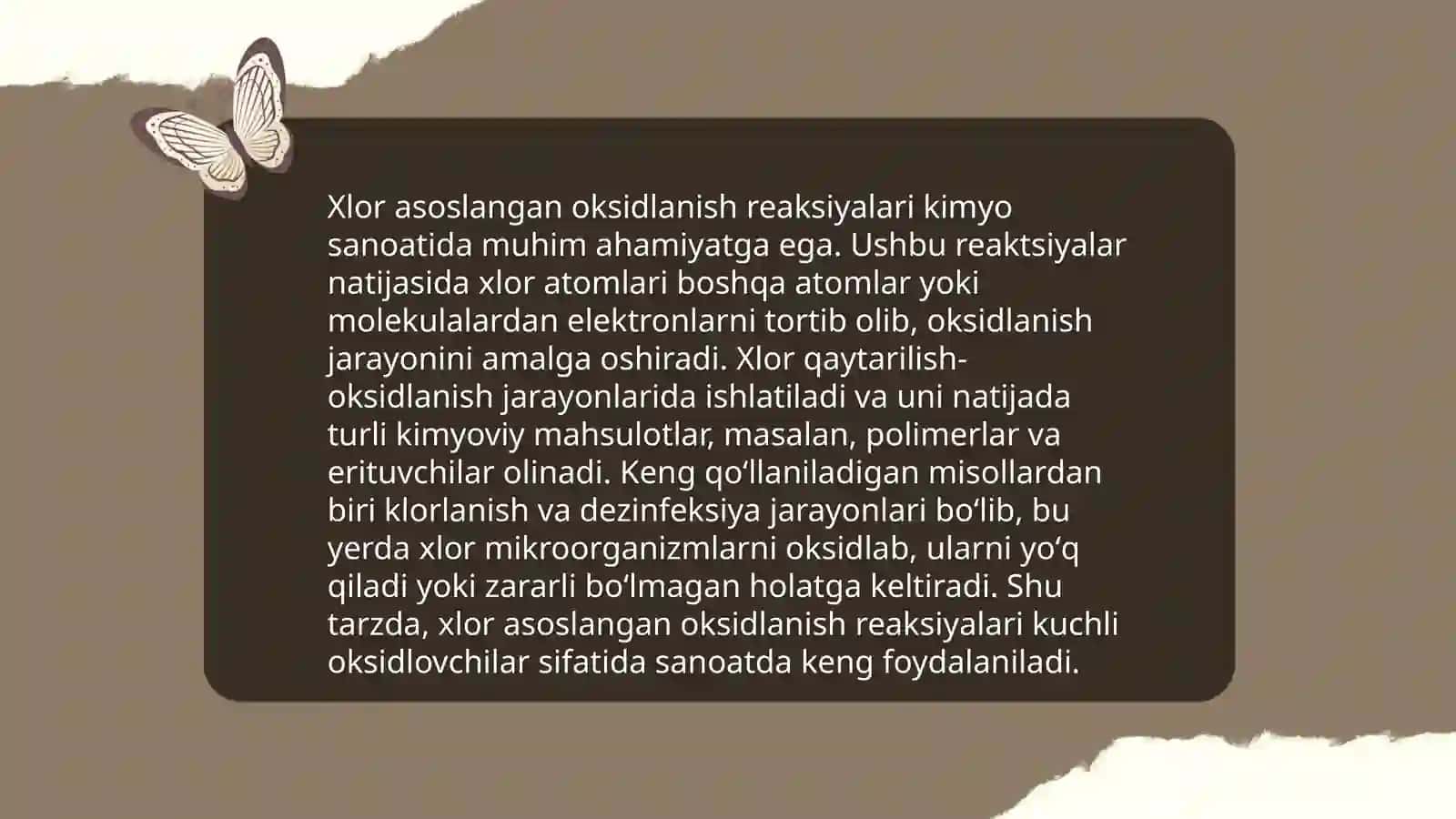 Xlorning oksidlari va kislotalari 4