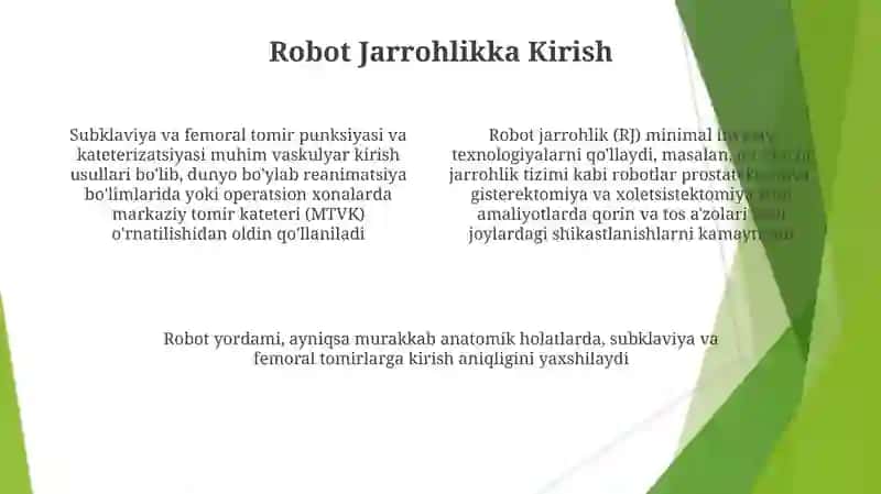 Robotlar jarrohlik platformalari 4