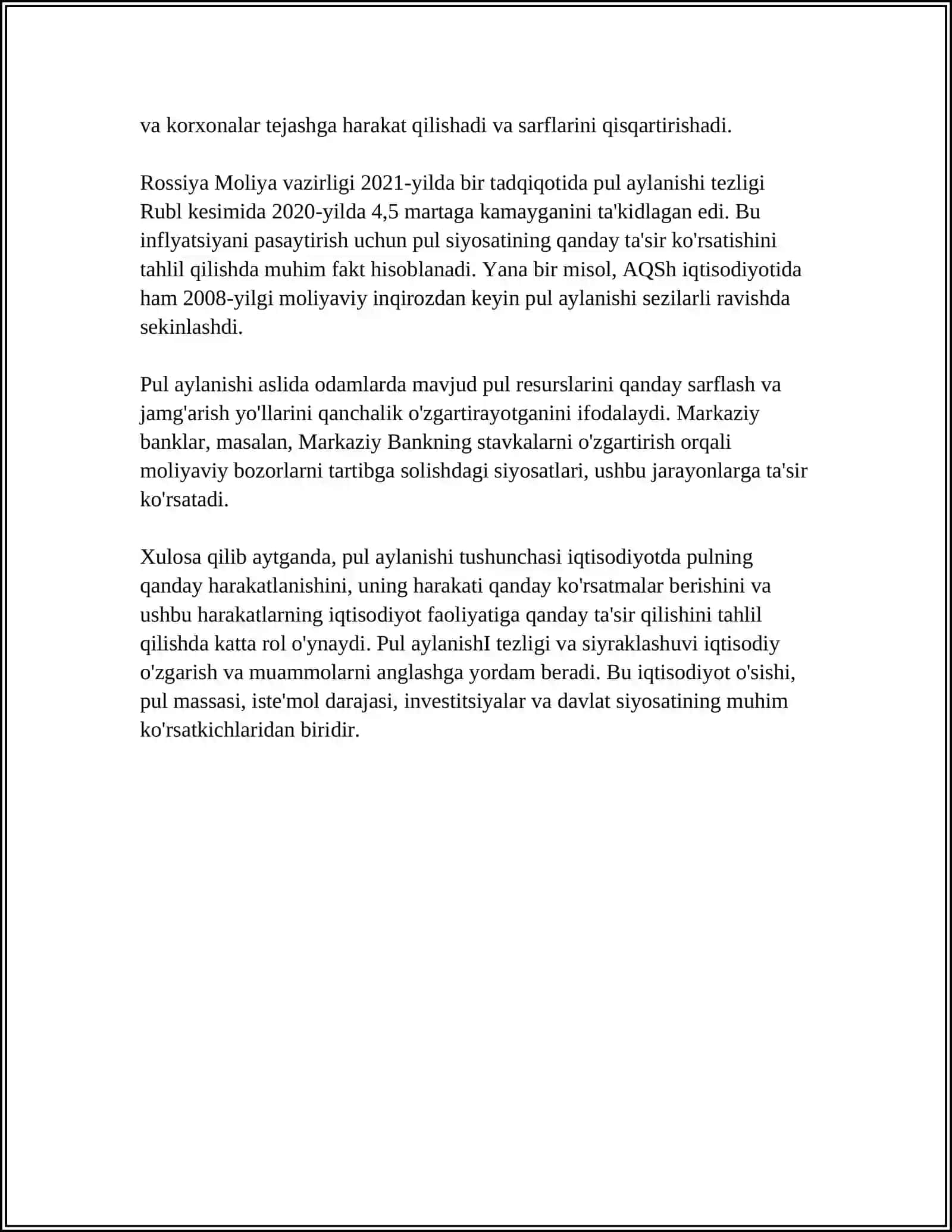 PUL AYLANMASI VA UNING TARKIBI 4