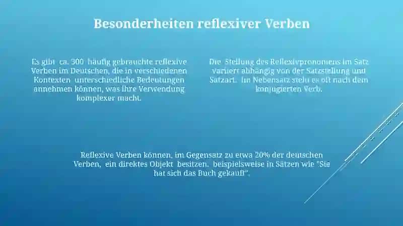 Reflexive verben 4