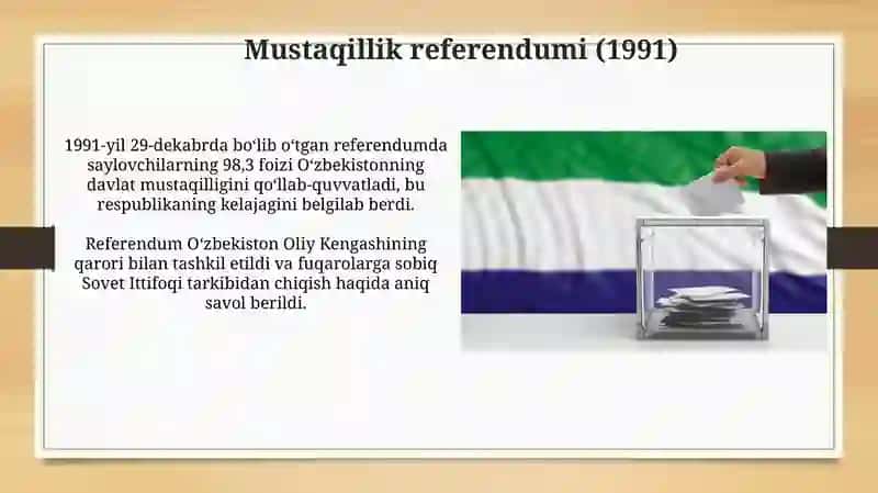 O'zbekiston Respublikasida referendumlar tarixi 4