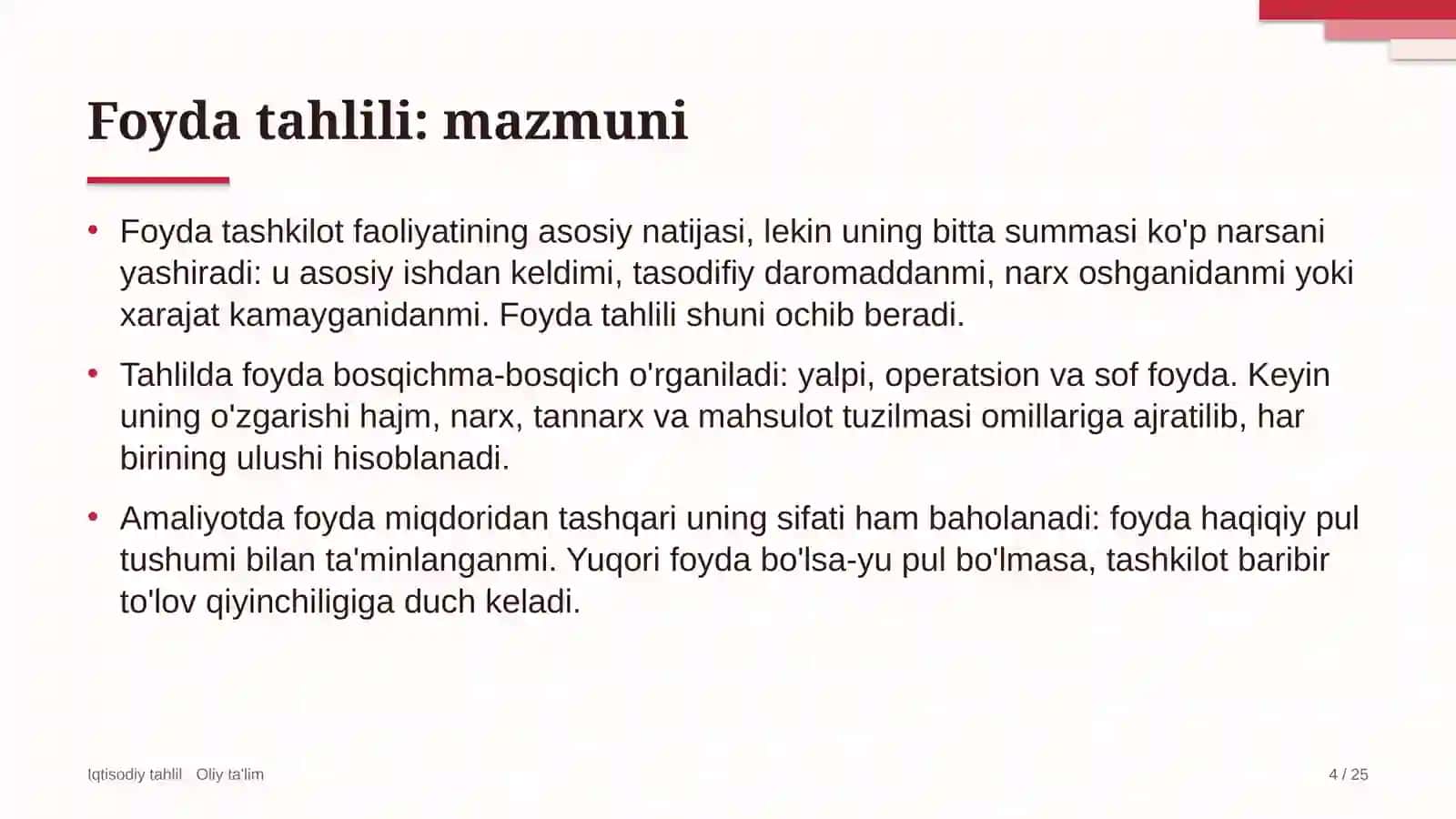 Farmatsevtika sanoatida foyda tahlili 4