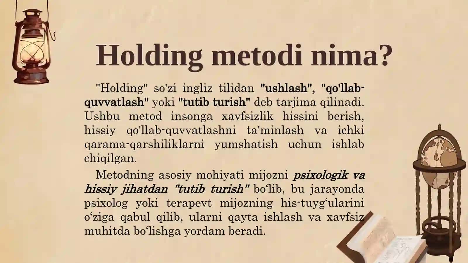 Holding Metodi 4