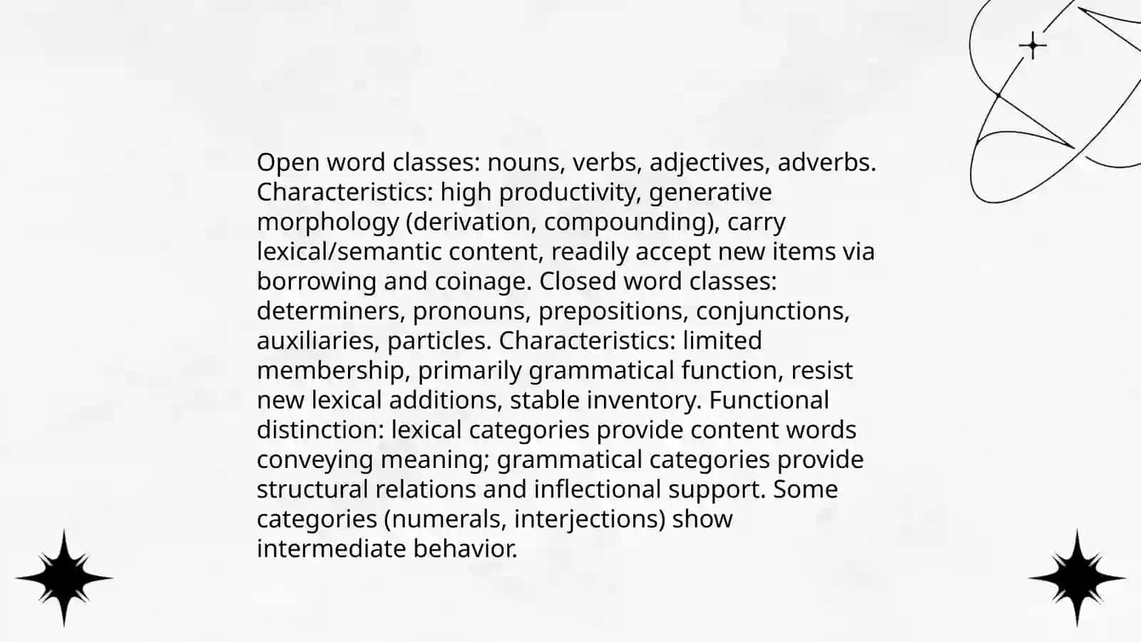 Distinctions between lexical and grammatical units 4