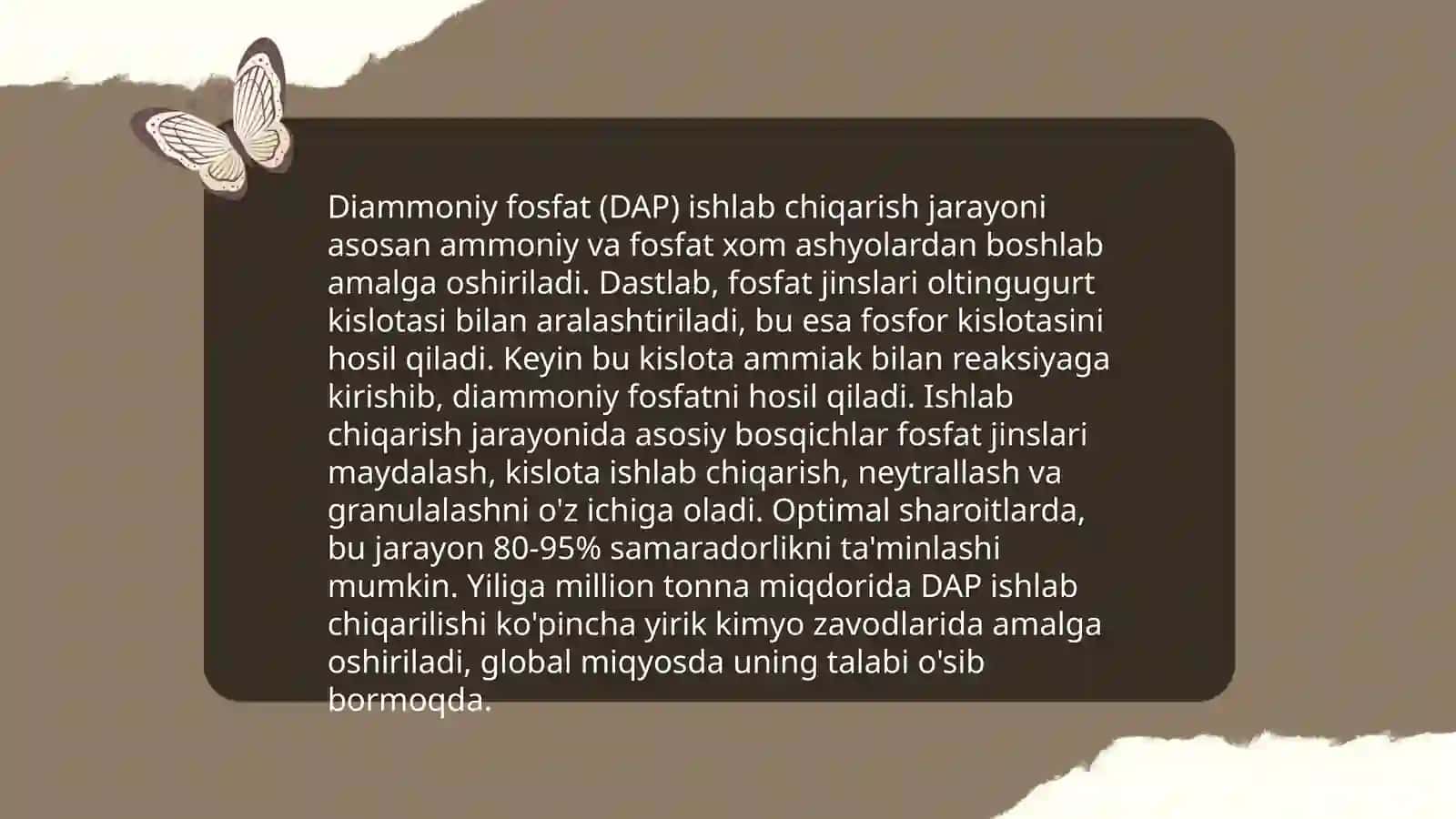 Diammonitrofoska ishlab chiqarish 4