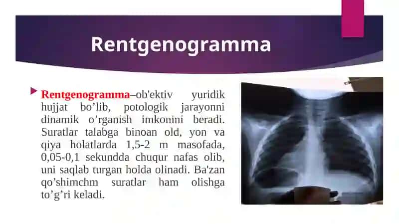NAFAS OLISH A’ZOLARINING NUR TASHXISI 4