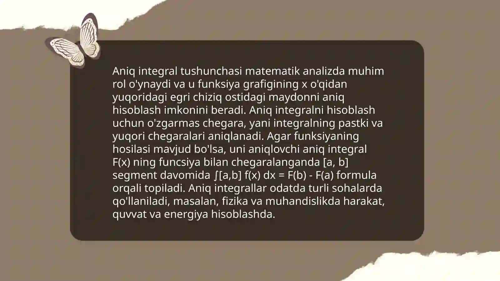 TAQRIBIY INTEGRALLASH 4
