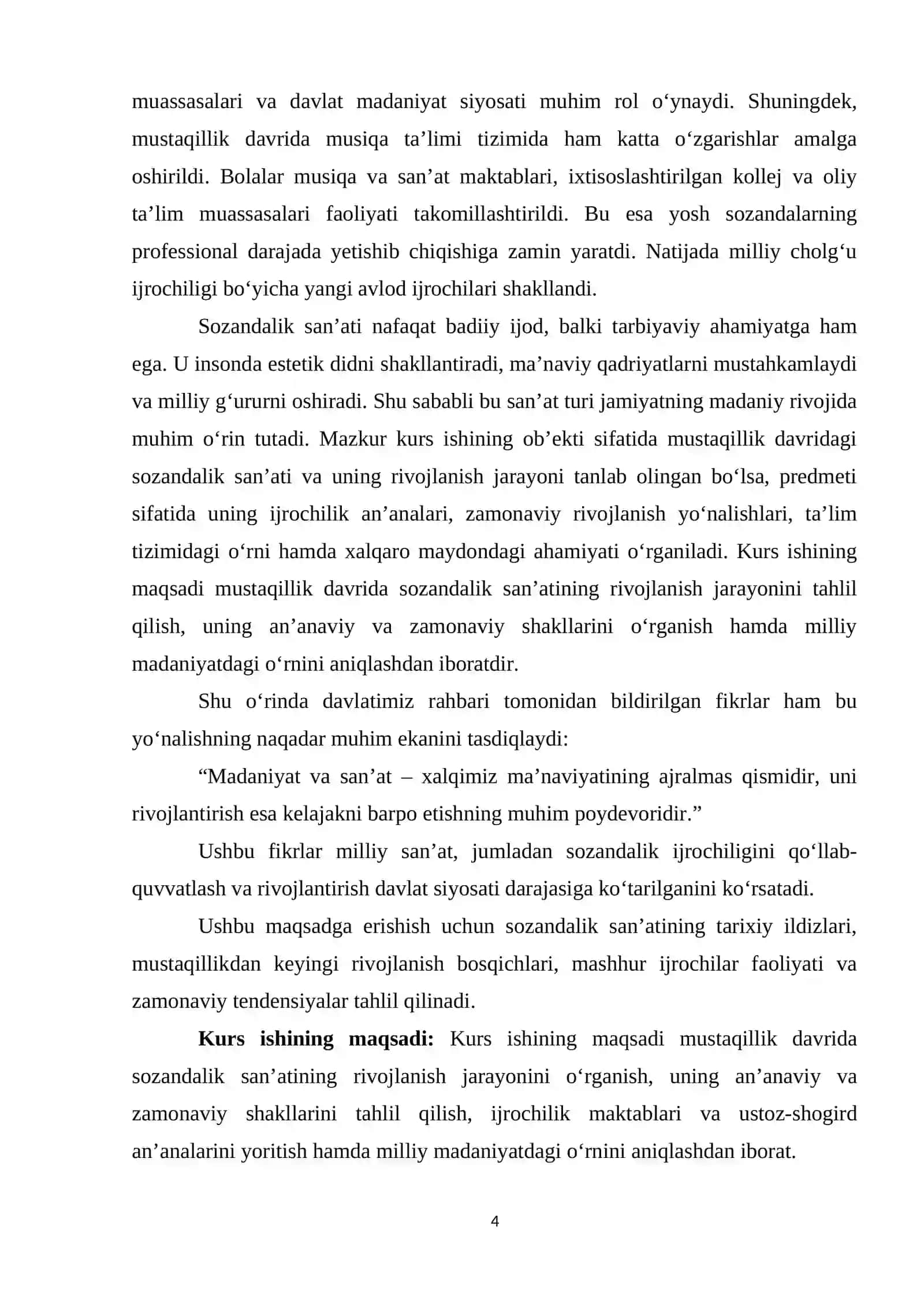 Mustaqillik davrida sozandalik san'ati 4
