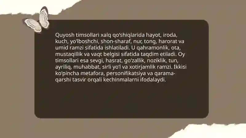 Xalq qoʻshiqlaridagi timsollar 4