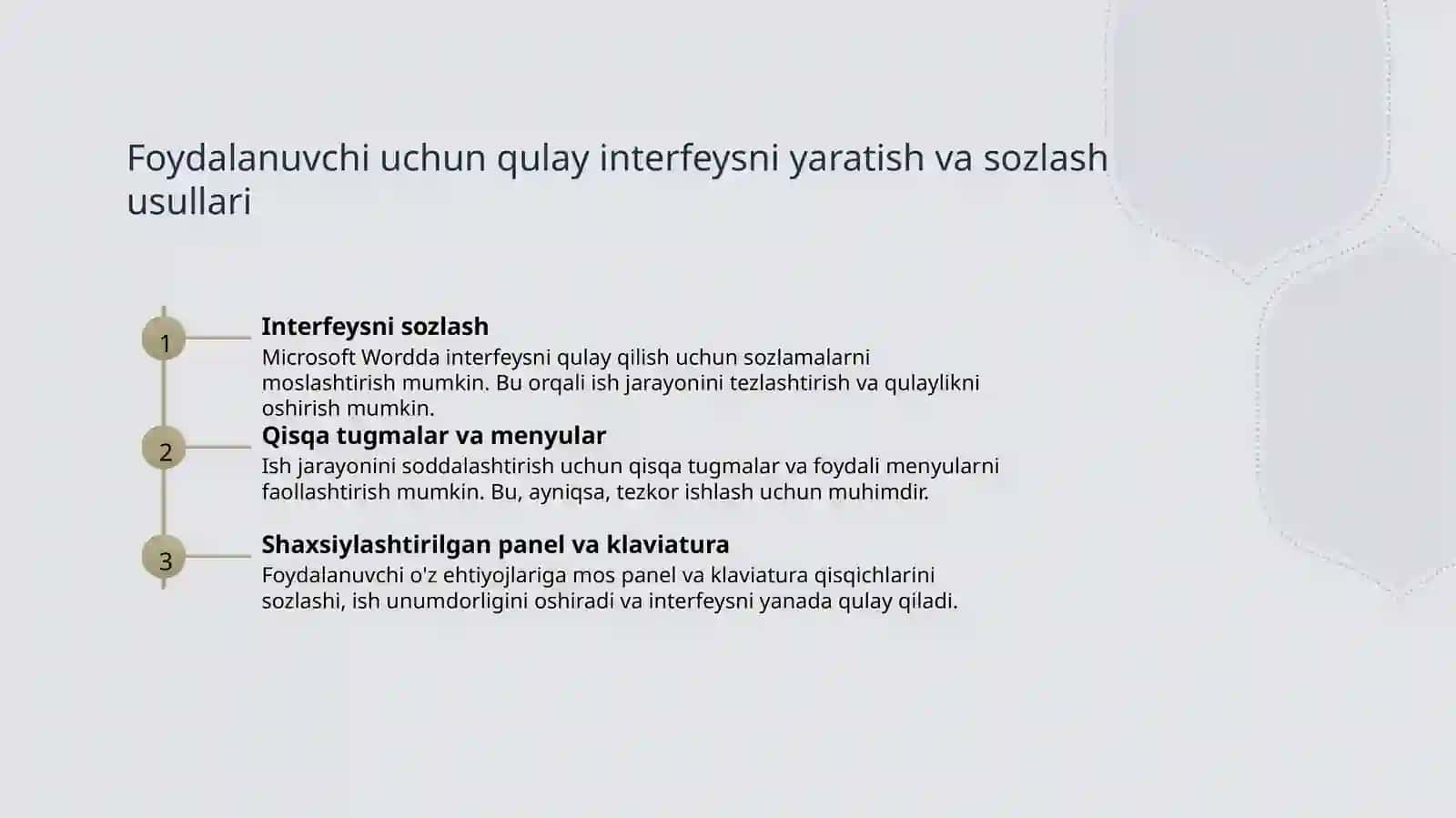 MICROSOFT WORD – HUJJAT YARATISH VA FORMATLASH 4