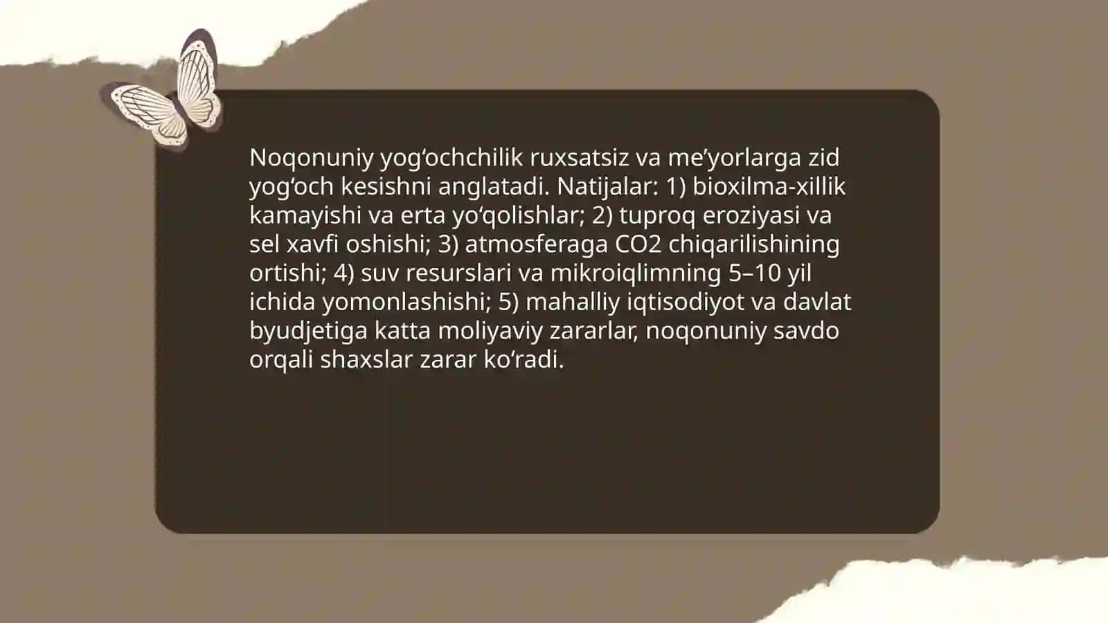 O‘rmonlarning kesilishi 4