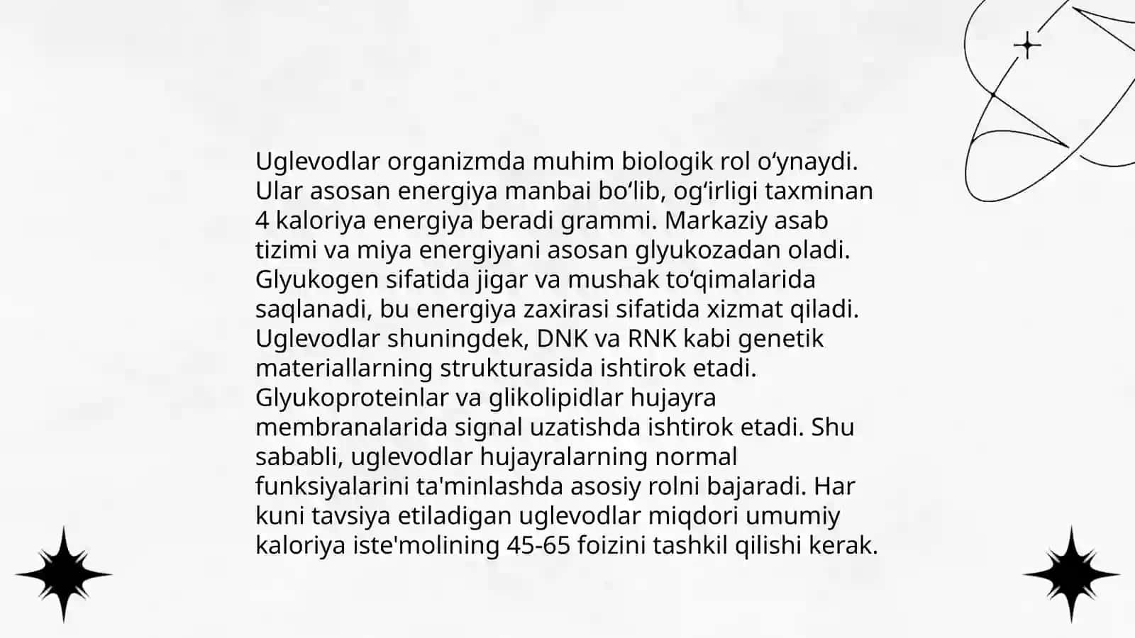 Uglevodlar va ularning tarkibi 4