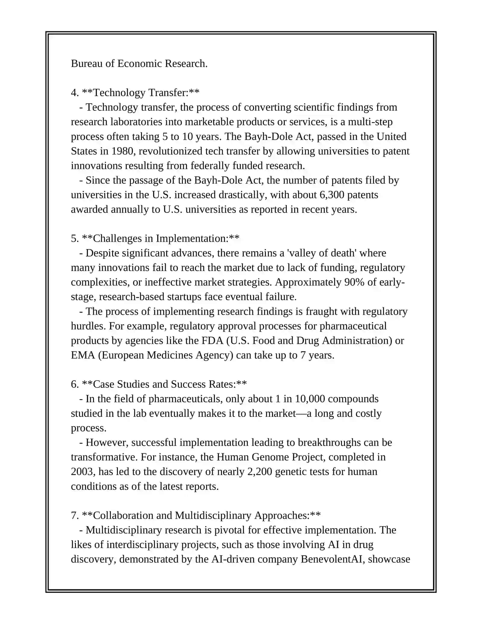 IMPLEMENTATION AND EFFECTIVENESS OF SCIENTIFIC RESEARCH 4