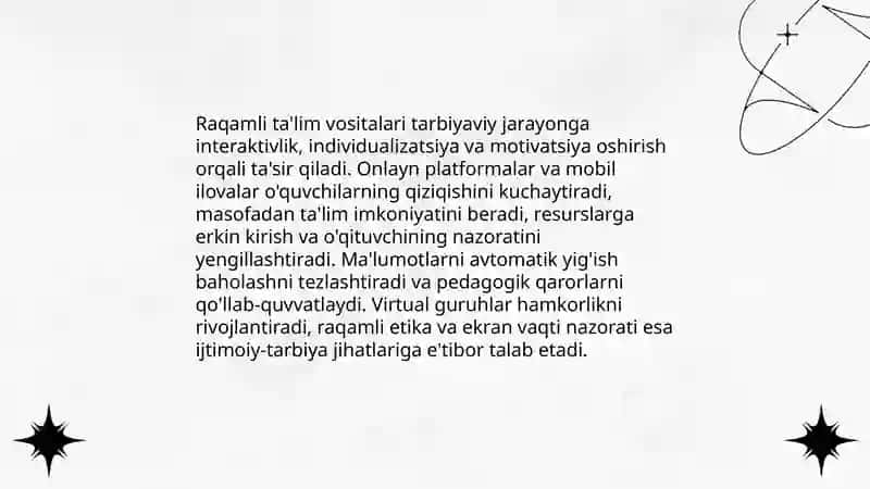 Tarbiyada innovatsion texnologiyalarning oʻrni 4