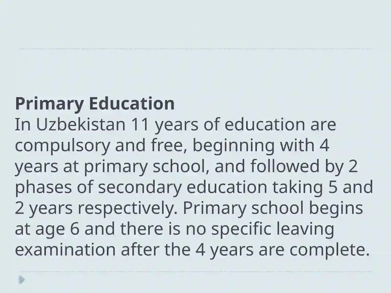 Educational System of Uzbekistan 4