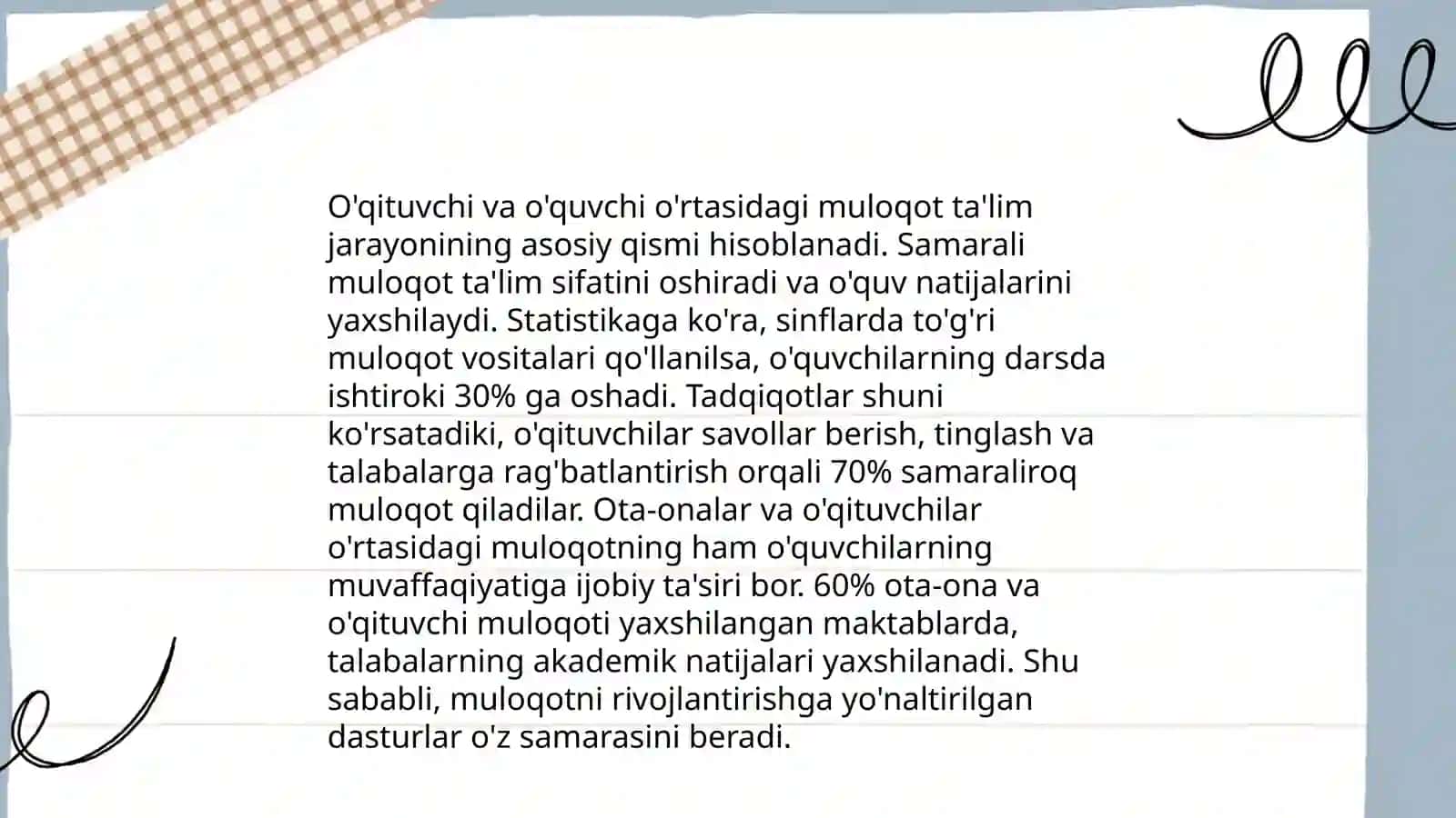 Pedagogik faoliyatda muloqot 4