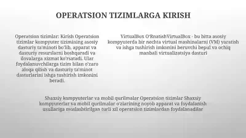 Virtual Box OʻRnatish 4