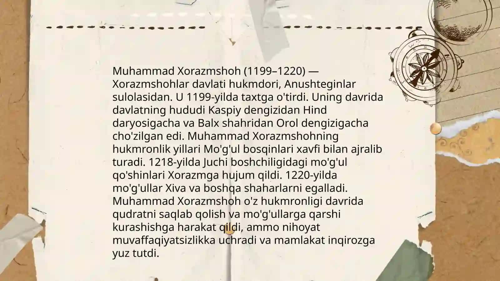 Xorazmshoxlar davlati tarixi 4