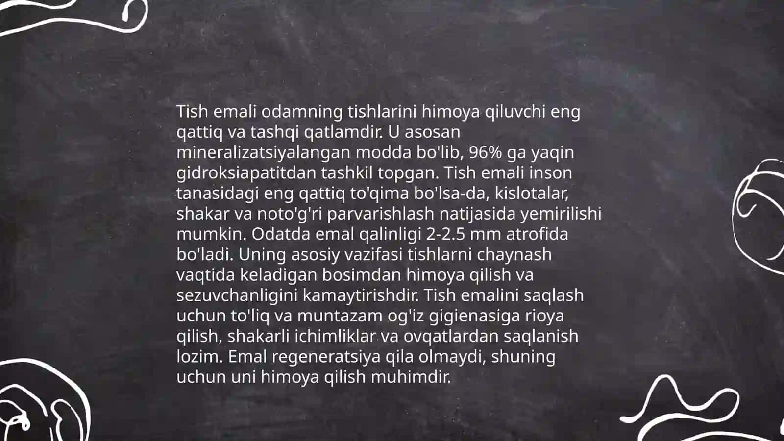 Tishning anatomiyasi 4