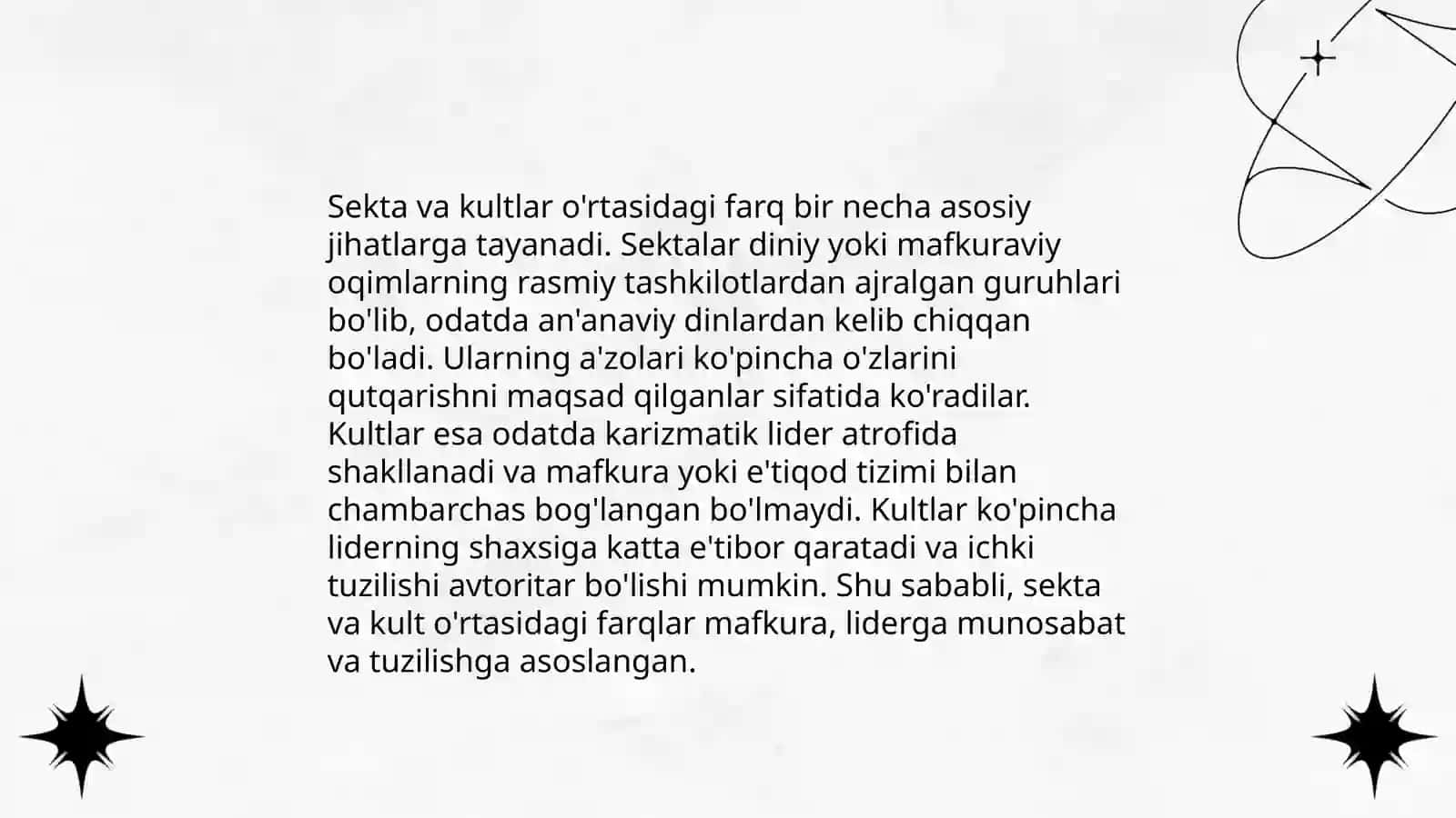 Yangi diniy harakatlar va sektalar 4