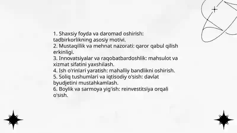 Iqtisodiyot nazariyasi va tadbirkorlik faoliyatining nazariy asoslari 4