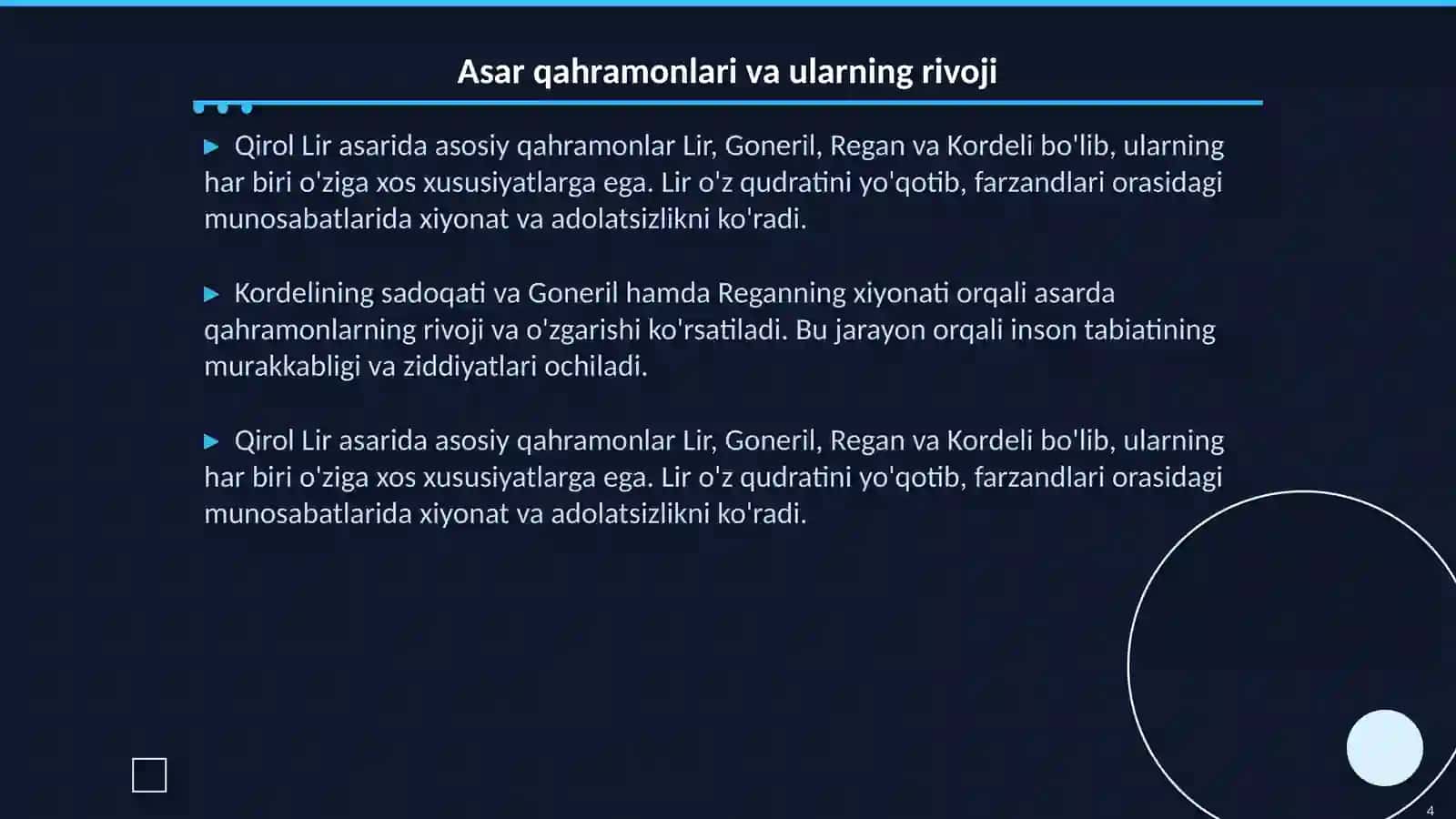 Qirol Lir. Shekspir 4