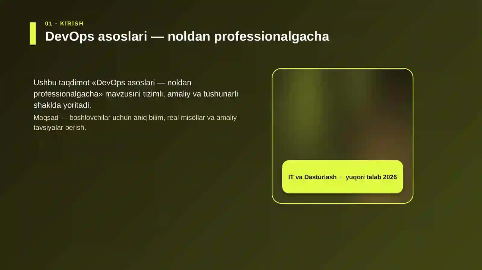 DevOps asoslari — noldan professionalgacha 4