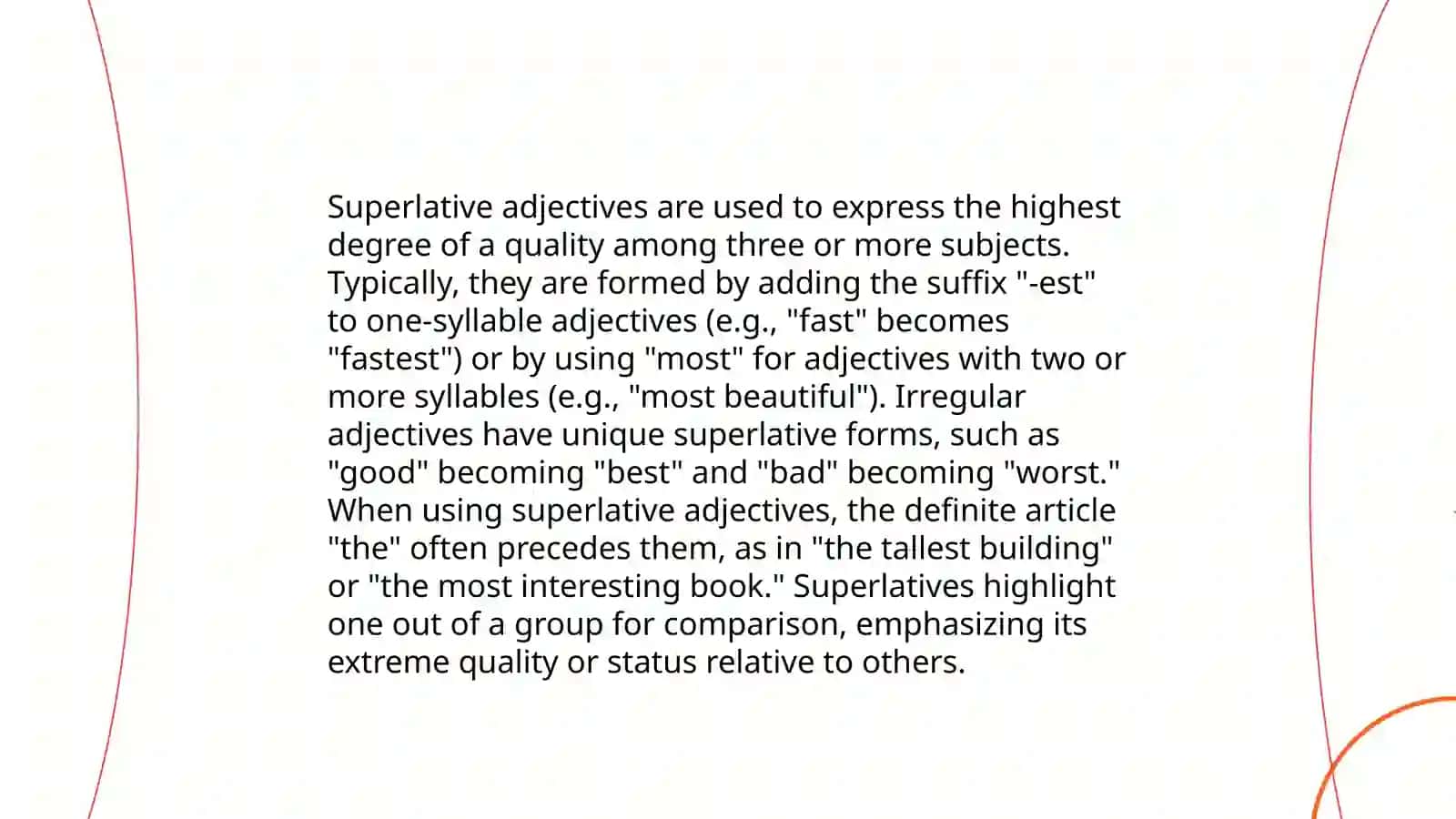 Adjectives and adverbs 4