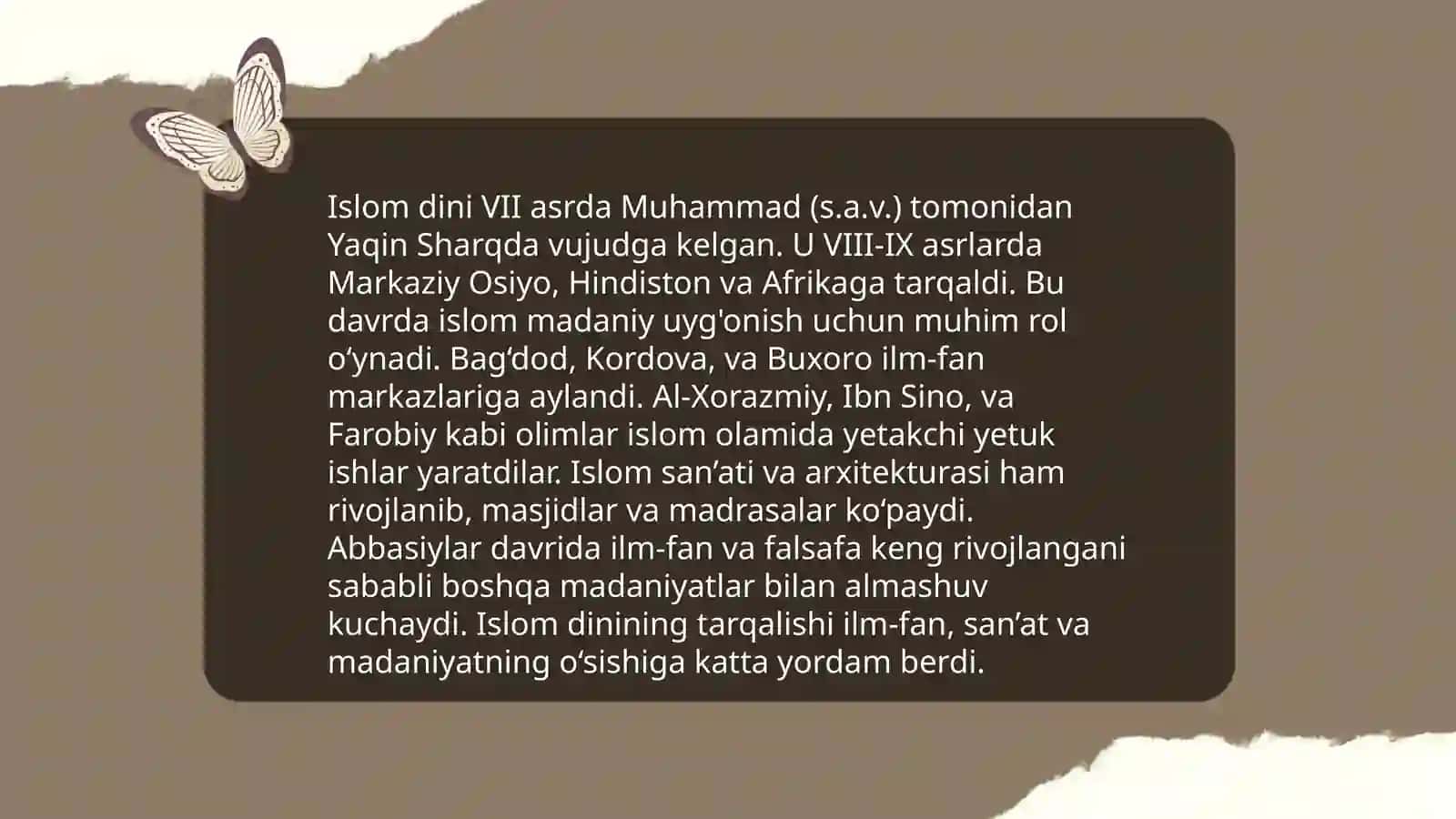 Renessans Davri Madaniy Uyg'onish 4