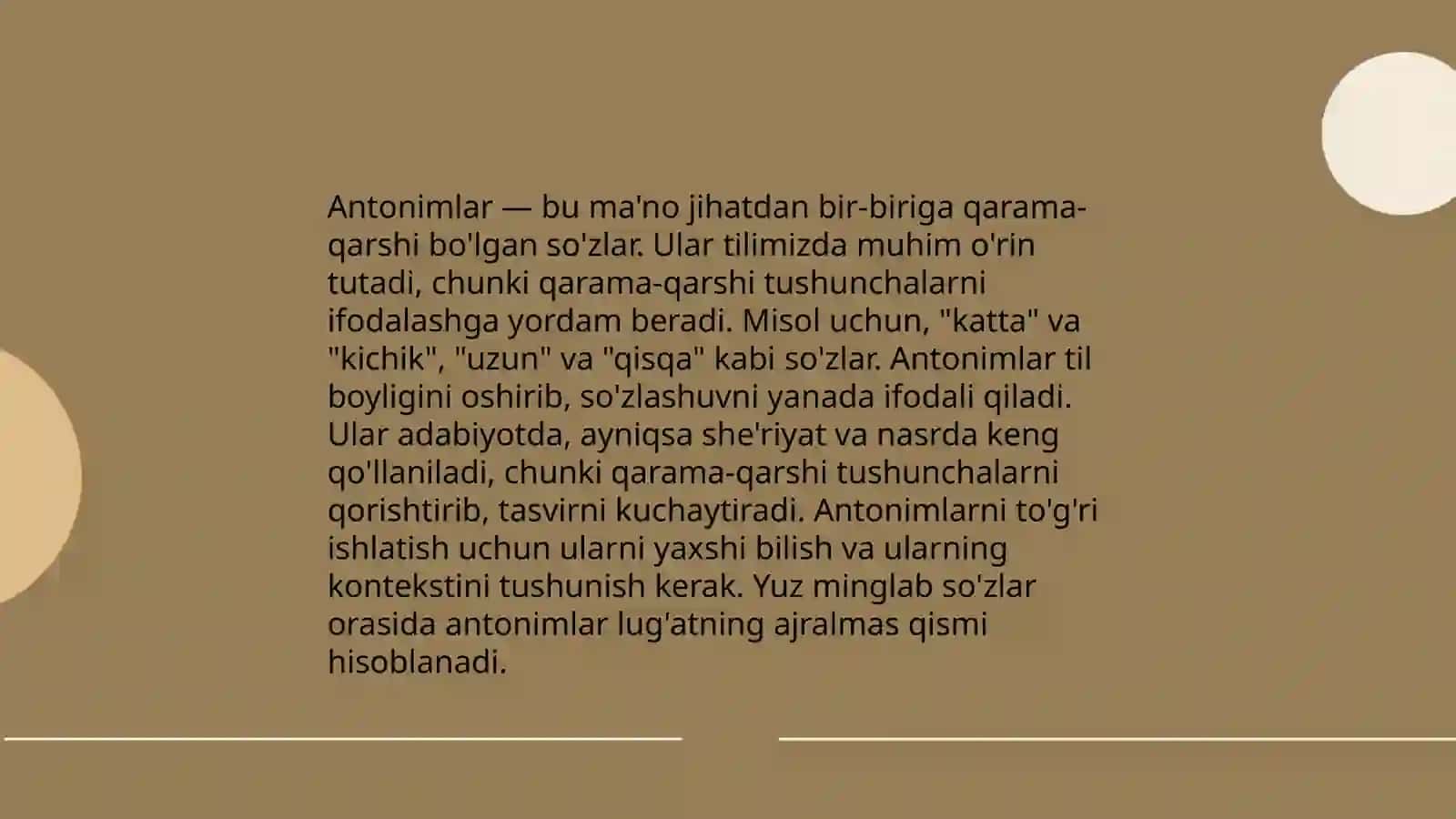 O'zbek tilida leksik-semantik munosabatlar 4