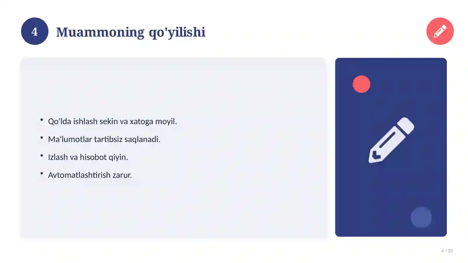 Mobil ilovalar: nazariy asoslari, an'anaviy yondashuvda (Esse) 4