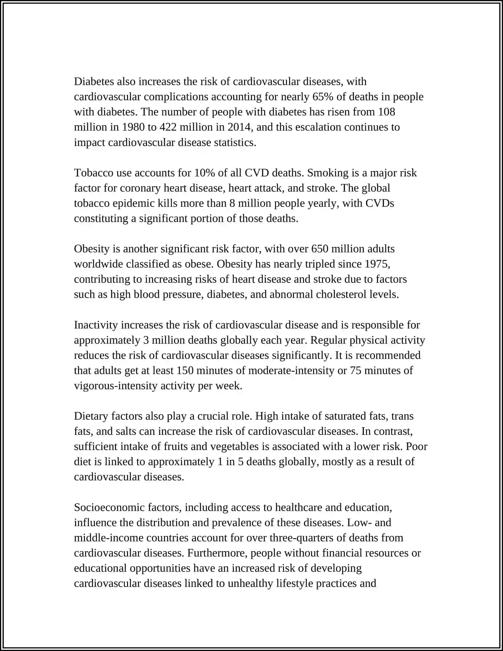 Cardiovascular Diseases Overview 4