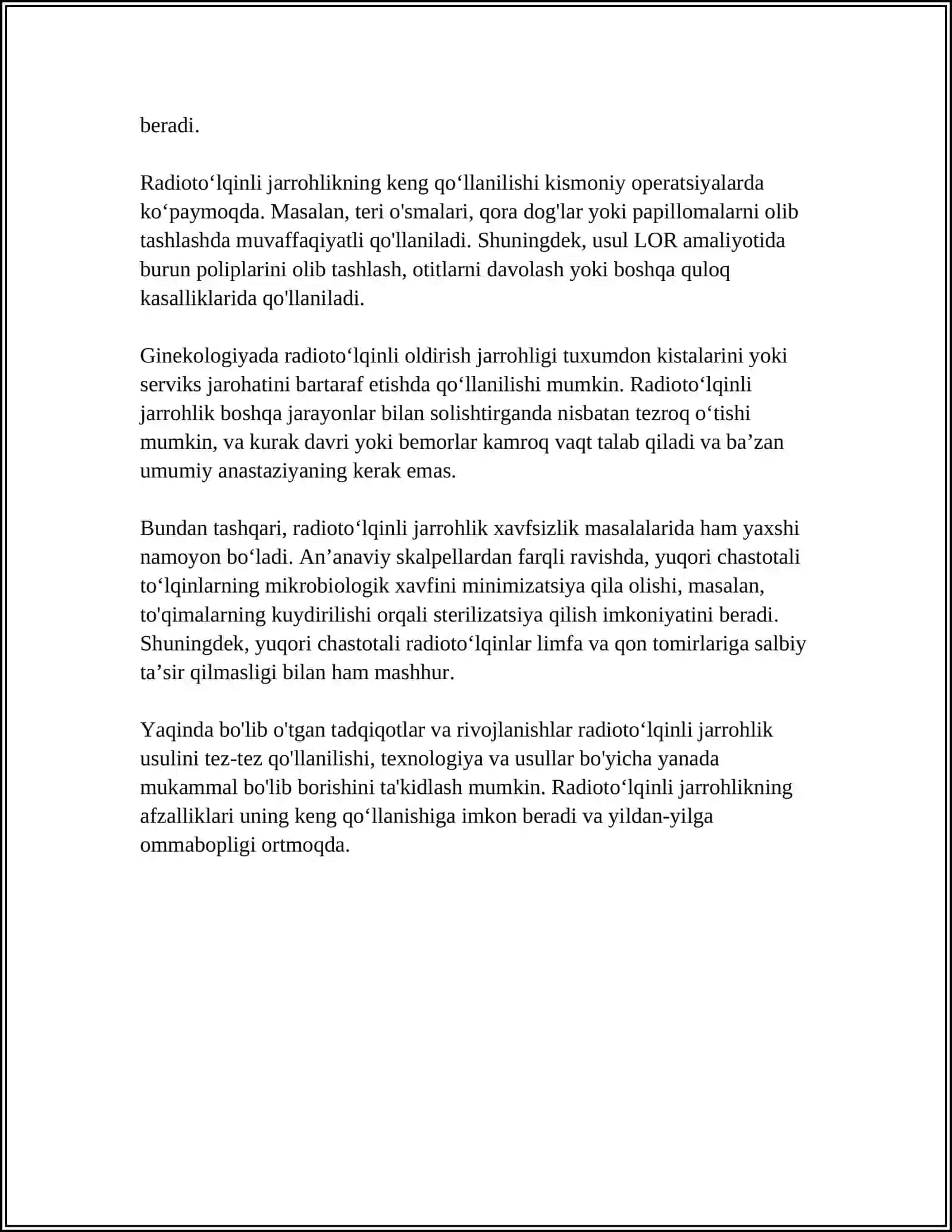 RADIOTO‘LQINLI JARROHLIK 4