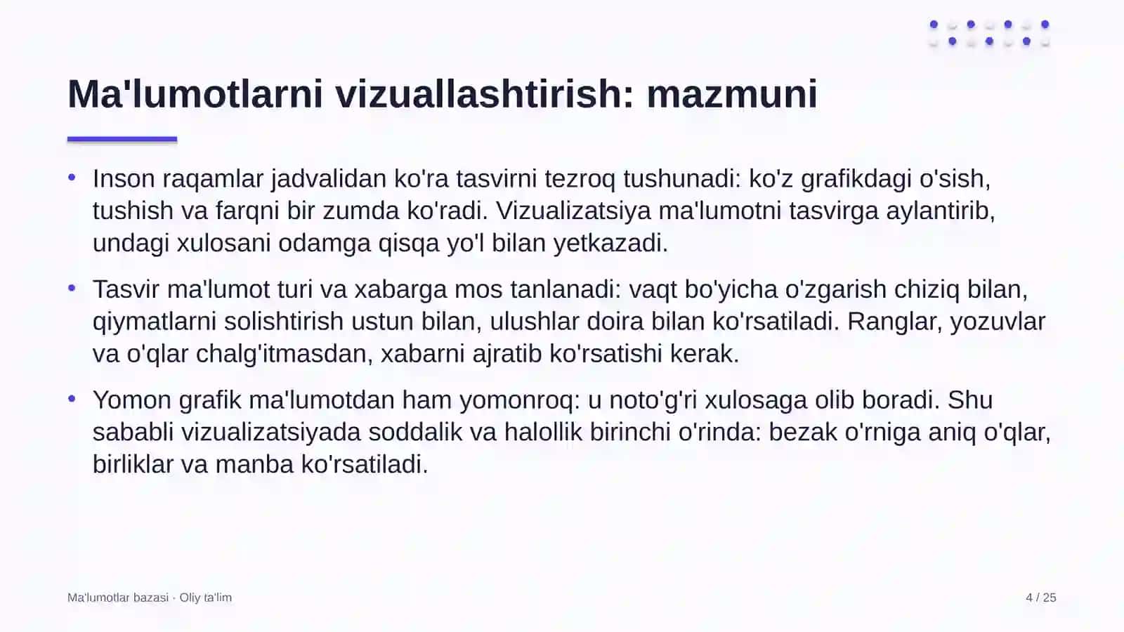 prodyuserlik markazlarida ma'lumotlarni vizuallashtirish 6770 4
