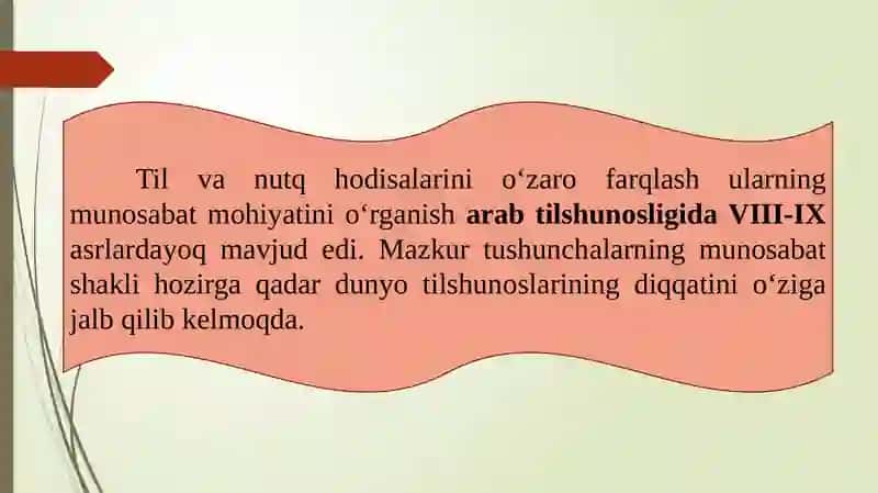 Tilva Nutq Fanining Maqsadi, Vazifalari 4