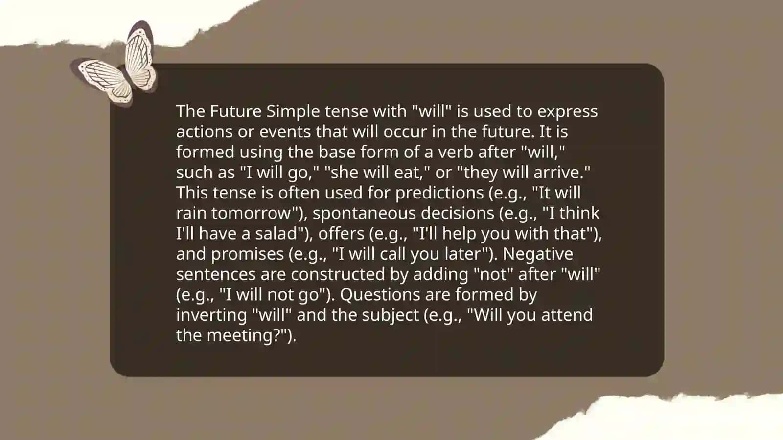 Fture simple 4