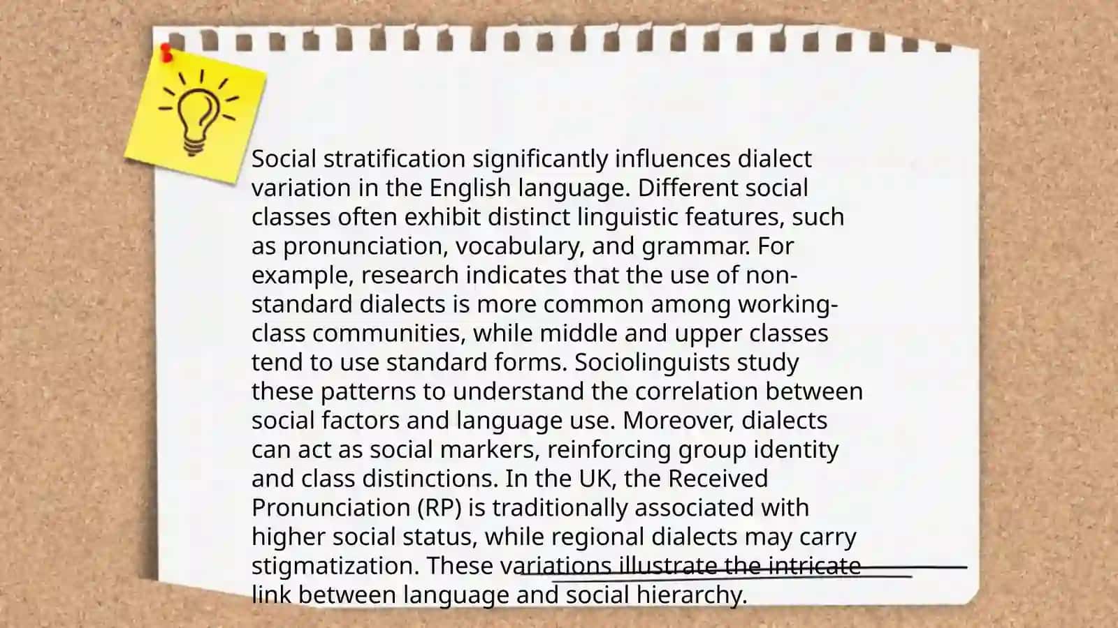 Regional and social dialects 4