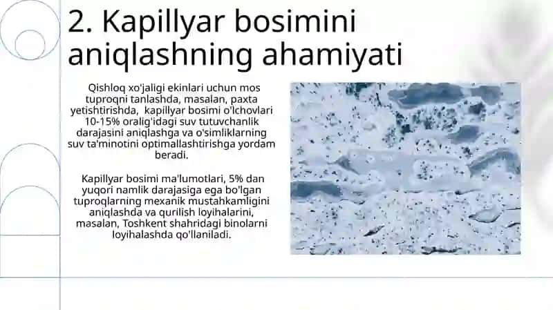 Tuproqlar bosim aniqlash 4