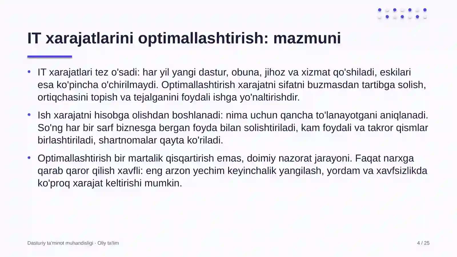 Davlat xizmatlari markazlarida IT xarajatlarini optimallashtirish 4