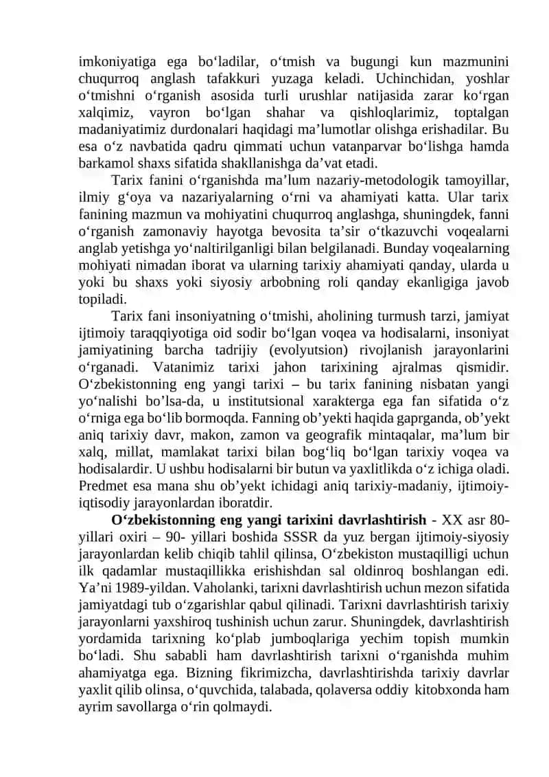 O‘zbekistonning eng yangi tarixi 4
