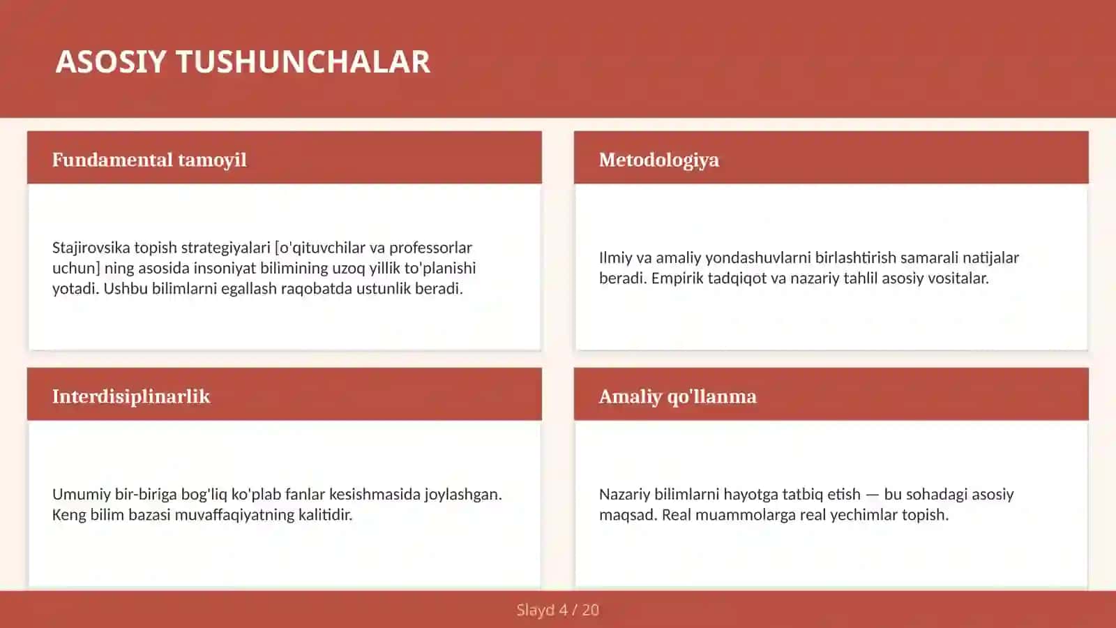 STAJIROVSIKA TOPISH STRATEGIYALARI [O'QITUVCHILAR VA PROFESSORLAR UCHUN] 4
