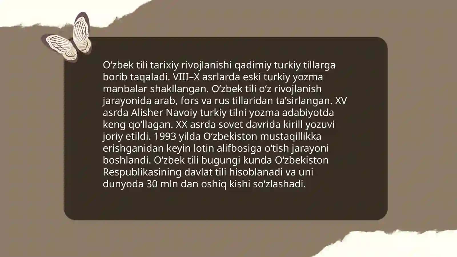 Oʻzbek tili va uning lahjalari 4