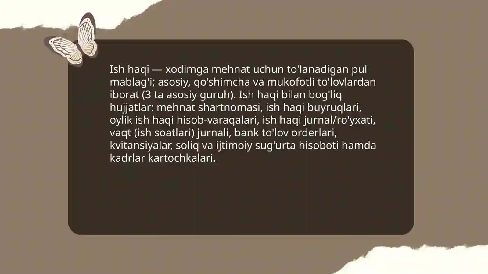 Ish hujjatlari va ular turlari 4