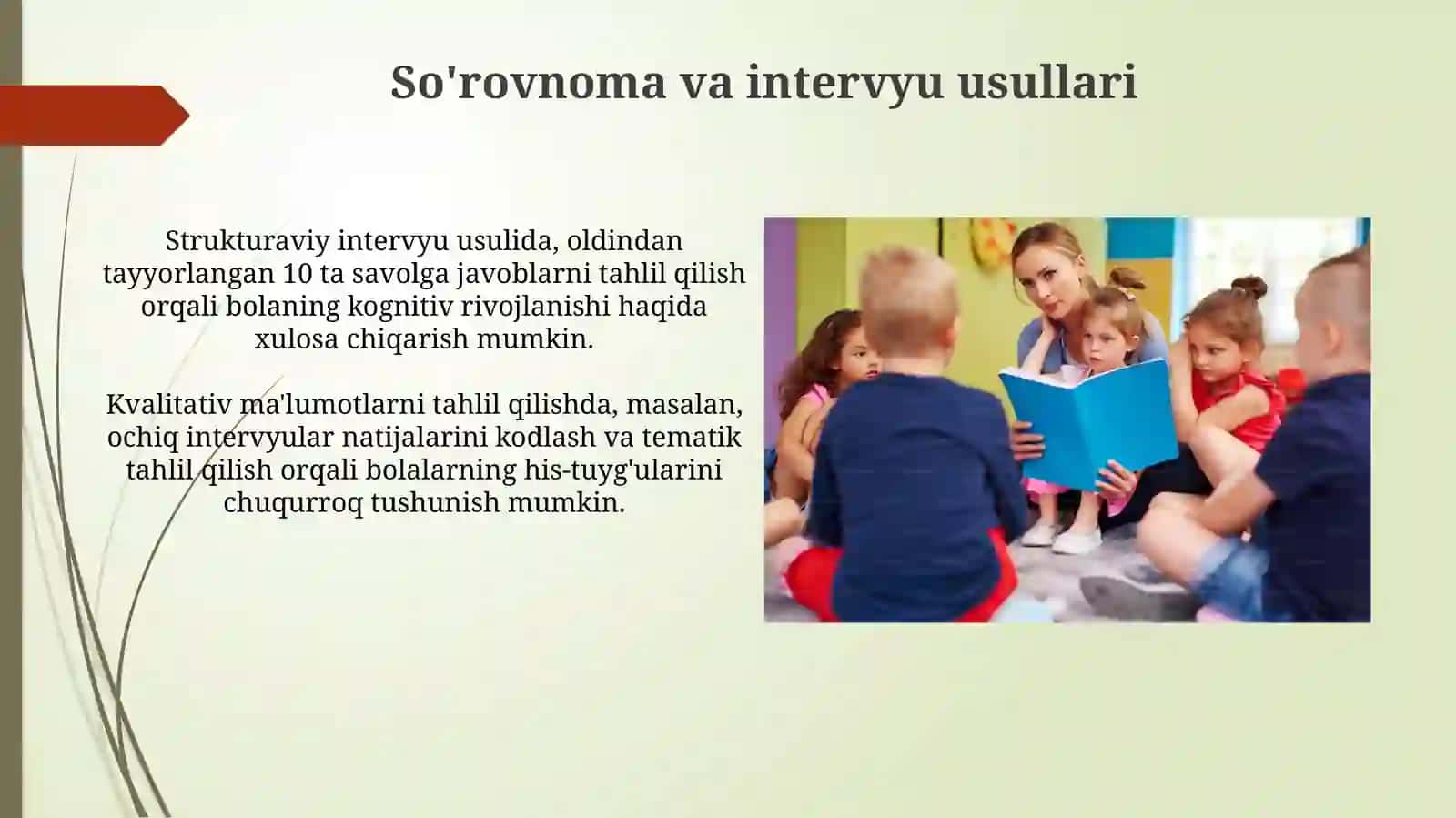 Bolalar psixologiyasi fanining tadqiqot metodlari 4