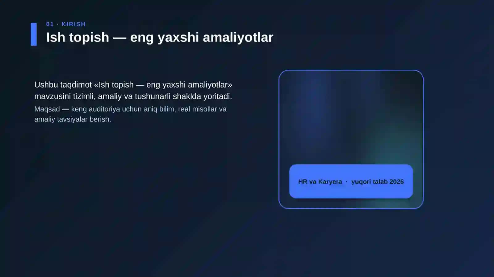 Ish topish — eng yaxshi amaliyotlar 4