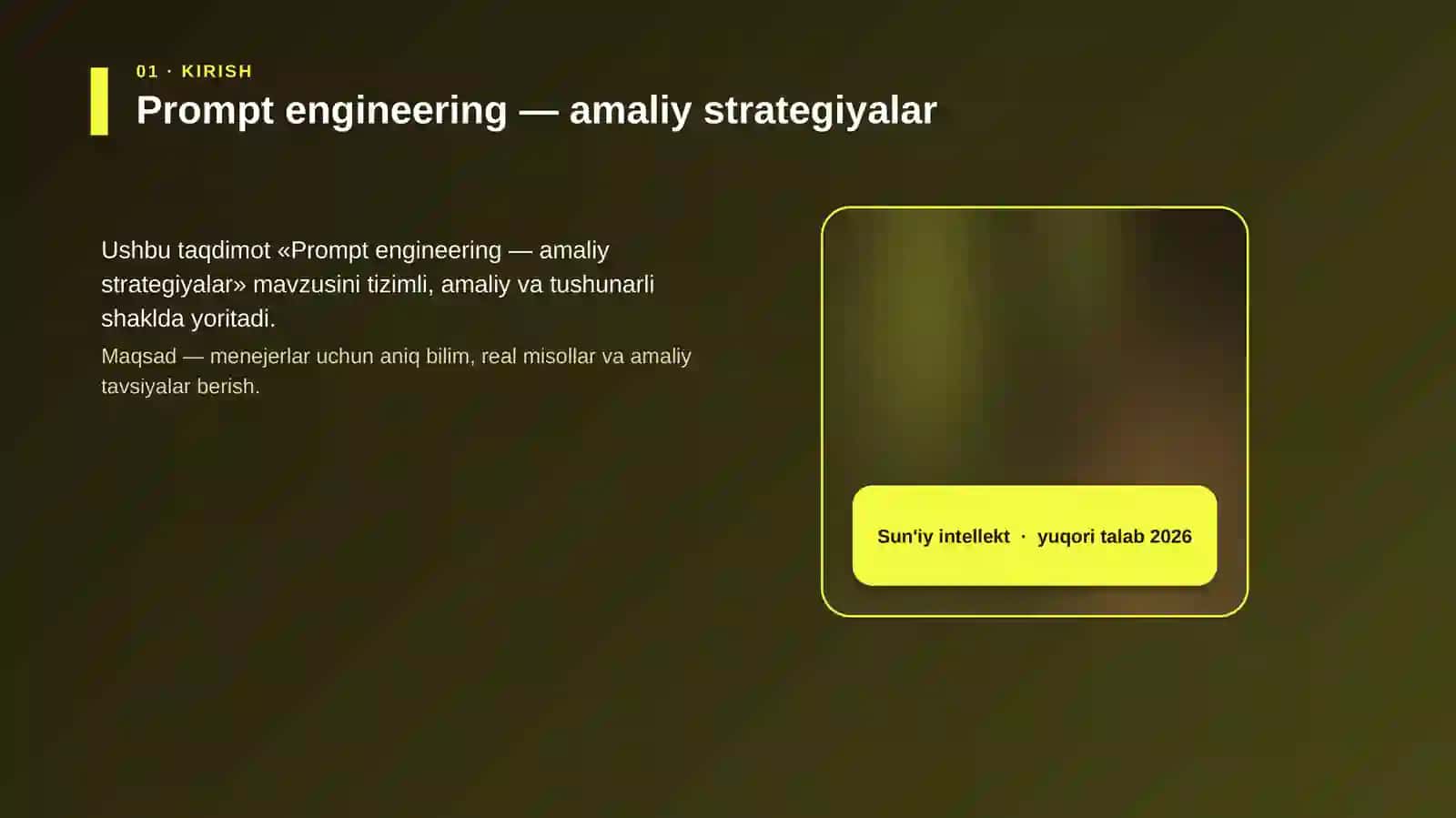Prompt engineering — amaliy strategiyalar 4