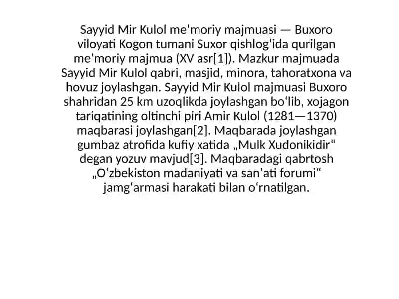 Sayyid Mir Kulol 4
