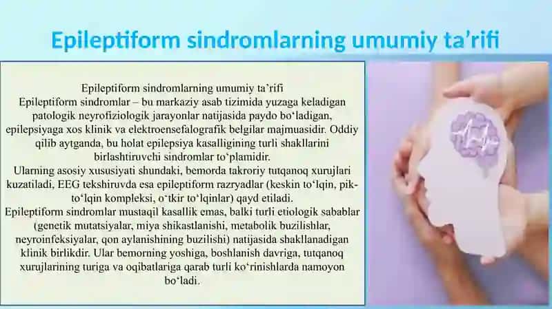 EPILEPTIFORM SINDROMLAR  SLAYD 4